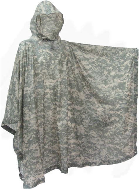 Poncho Wet Weather Acu Universal Camouflage