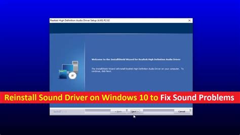 You will be given all audio devices on your pc. Reinstall Sound Driver On Windows 10: Fix Sound Problems