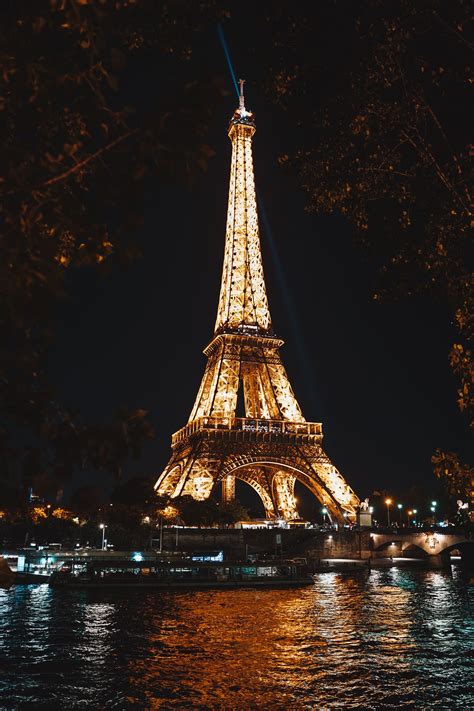 Paris France Eiffel Tower Lit Up In Paris France Sony Ilce 7m2