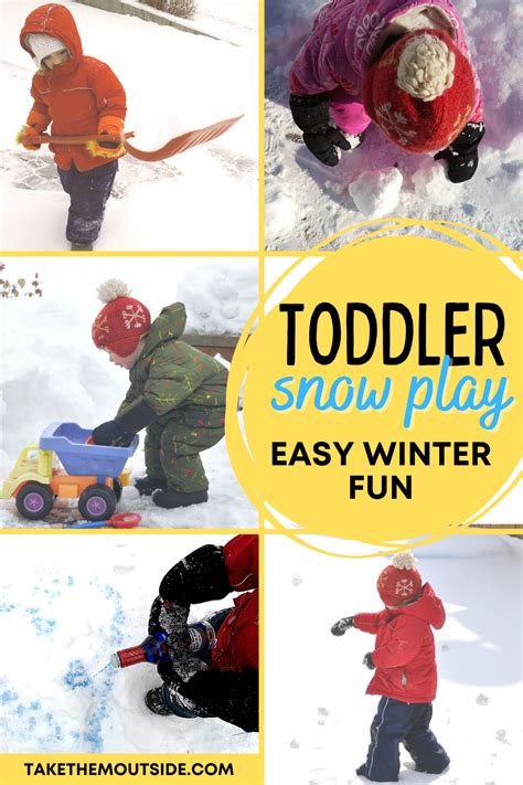 Easy Outdoor Winter Activities For Toddlers And Kids In 2021 Winter