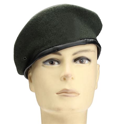 unisex military army soldier hat men women wool beret uniform cap classic artist