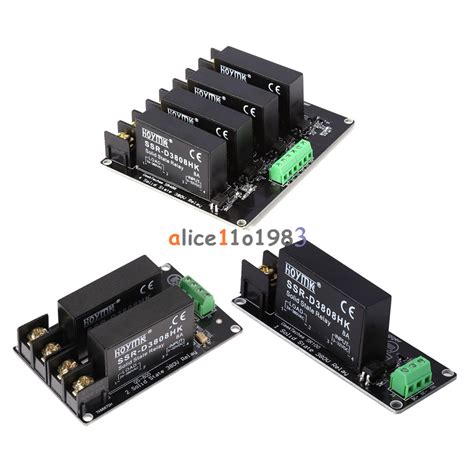 380v 8a 4 Channels Solid State Relay Module Board Ssr Switch Controller