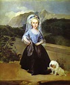 Francisco Goya on Twitter: "Portait of Maria Teresa de Borbón y ...