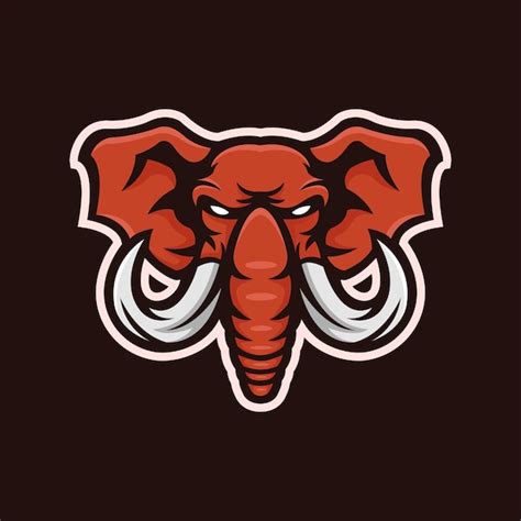 Premium Vector Elephant Mascot Logo Vector