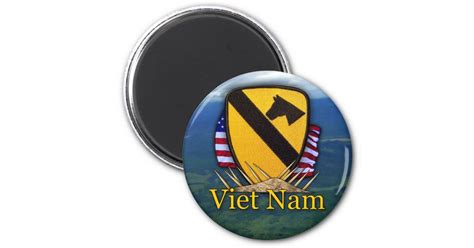 1st Cavalry Vietnam Air Cav Vets Patch Magnet Zazzle