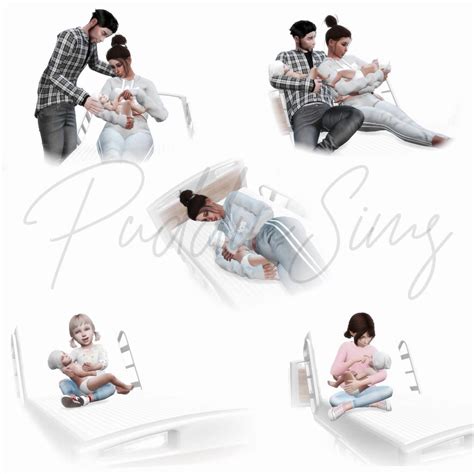 Puddinsims 4 Poses — Ohana Toddler Poses Baby Poses Newborn Poses