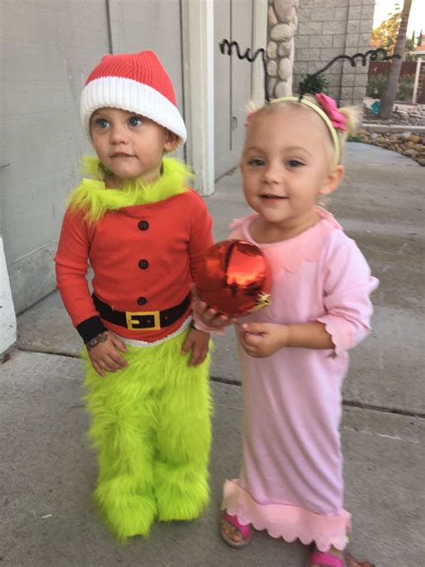 Grinch And Cindy Lou Who Halloween Costumes Sibling Halloween