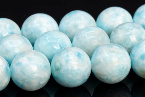10mm Genuine Hemimorphite Light Blue Beads Grade Aa Natural Etsy
