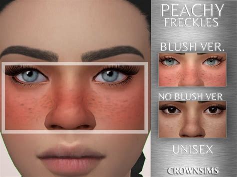 New Freckles Found In Tsr Category Sims 4 Female Blush The Sims 4