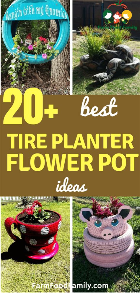 20 Best Diy Tire Planter Flower Pot Ideas And Projects For 2024 Tire
