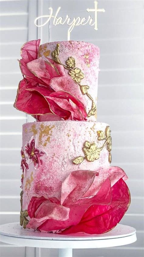 21 Beautiful Pink Birthday Cakes For Ladies Artofit