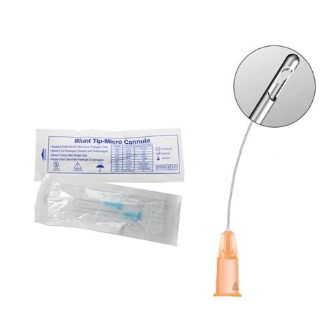 Micro Blunt Tip Cannula Needle For Ha Dermal Filler Injection China