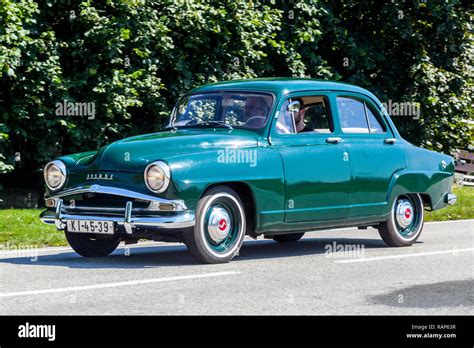 French Veteran Car Run Simca Aronde 1958 Stock Photo Alamy