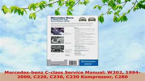 Browse and download manuals based on your vehicle class and year. Mercedes W202 Service Manual Download - threadsclever