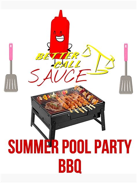 Summer Pool Party Bbq Poster For Sale By Inspirationaire Redbubble