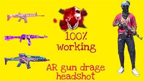 In addition, its popularity is due to the fact that it is a game that can be played by anyone, since it is a mobile game. FREE FIRE AR GUN DRAGE HEADSHOT 100% WORKING AND TIPS AND ...