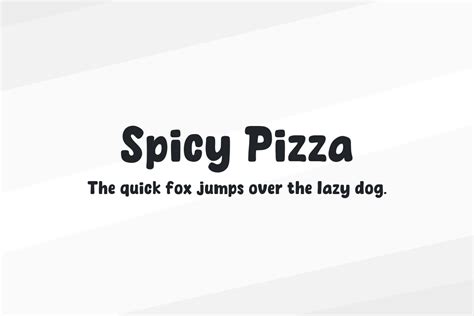 Spicy Pizza Font Download Free