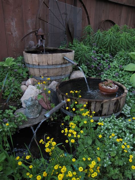 1000 Images About Whiskey Barrel Planters On Pinterest Gardens