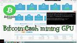How Can I Mine Bitcoin Cash