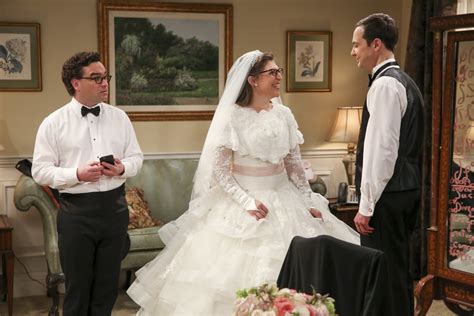 Sheldon And Amys Wedding On Big Bang Theory Photos Popsugar