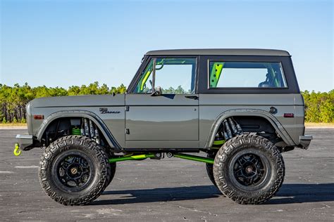Custom 1975 Ford Bronco Gets Supercharged V8 Coyote Engine Swap 38