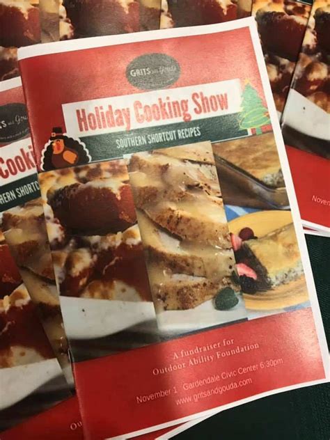holiday cooking show southern shortcut recipes grits and gouda