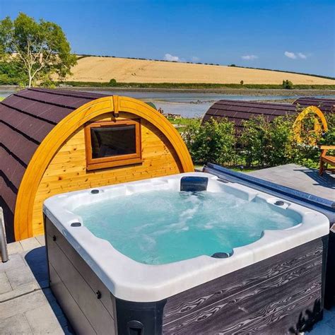 Stylish Glamping Pods With Private Hot Tubs In Northern Ireland Hot Tub Garden Hot Tub