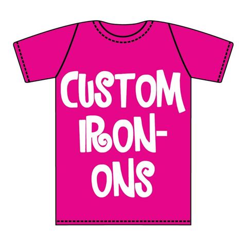 Custom Iron On Decals Free Graphic Design Tons Of Colors By