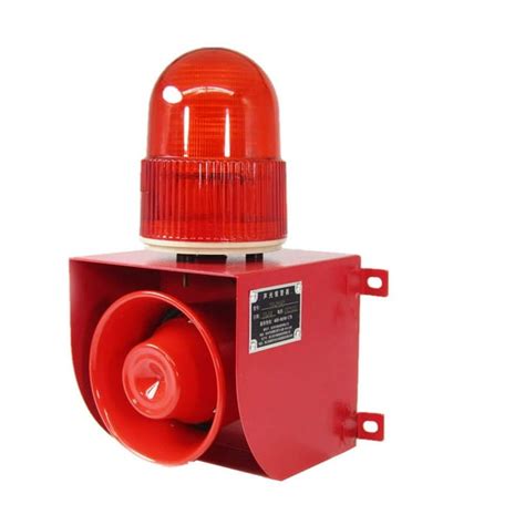 Saytay Industrial Siren Alarm Horn Strobe Loud Flashing Alarm Siren