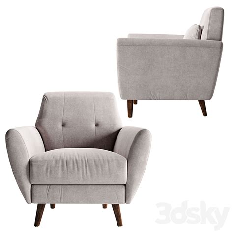 Artesia Armchair Arm Chair 3d Model