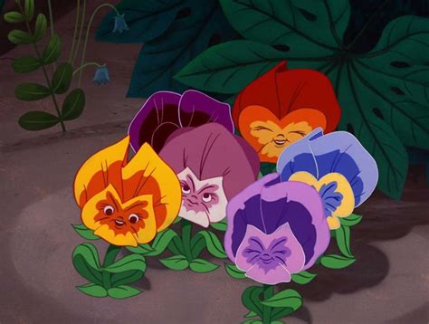 rose and the flowers alice in wonderland flowers alice in wonderland cartoon alice in