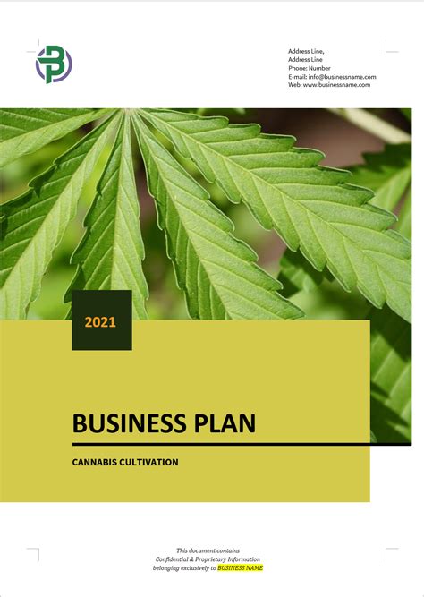 Entreprenuership (ent 300) business plan for yume sdn bhd lecturers' name: Cannabis Cultivation Business Plan Template for indoor ...