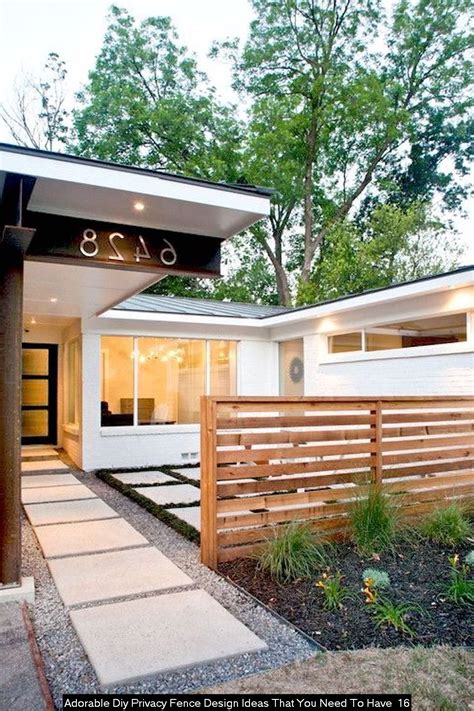 Modern Front Yard Fence Ideas To Make Your Home Stand Out In 2023