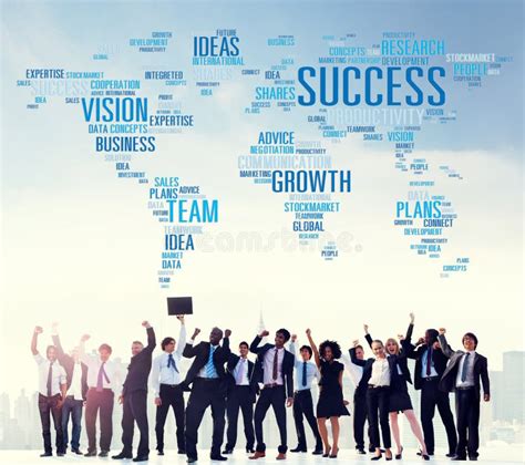 Idee Team Business Plans Connect Concept Di Visione Di Crescita Di