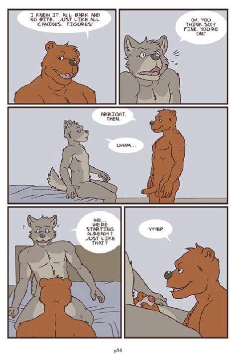 Rule 34 Artdecade Bear Canine Comic English Text Furry Gay Male Male