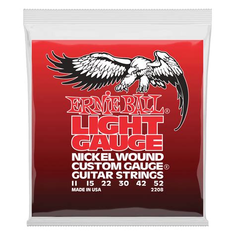 Nickel Wound Custom Gauge Electric Guitar Strings Ernie Ball