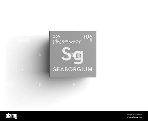 Seaborgium Transition Metals Chemical Element Of Mendeleev S Periodic Table Seaborgium In