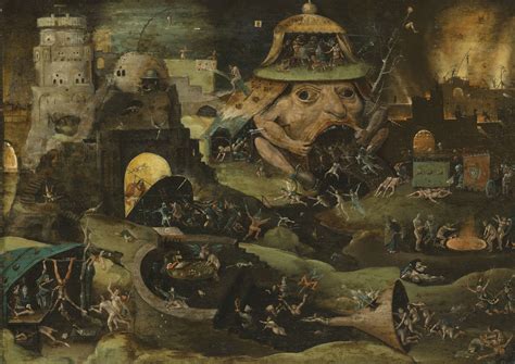 Follower Of Hieronymus Bosch The Harrowing Of Hell Christies