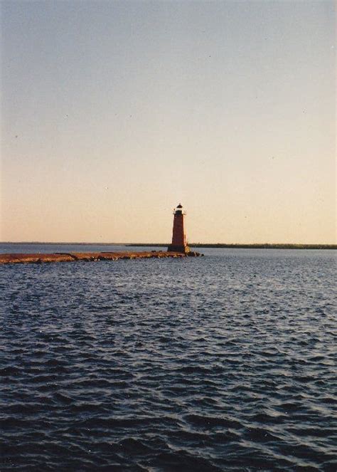 Lighthouse In Manistique Manistique Picture Lighthouse