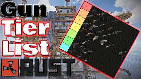 Whats The Best Gun In Rust Rust Gun Tier List Youtube