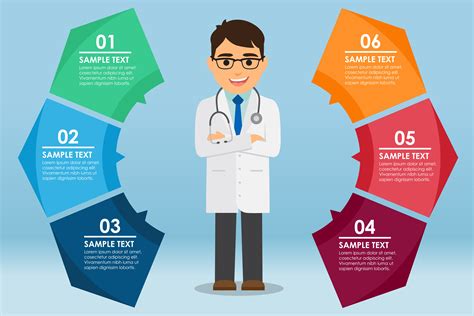 Medical Round Infographic 1040194 Vector Art At Vecteezy