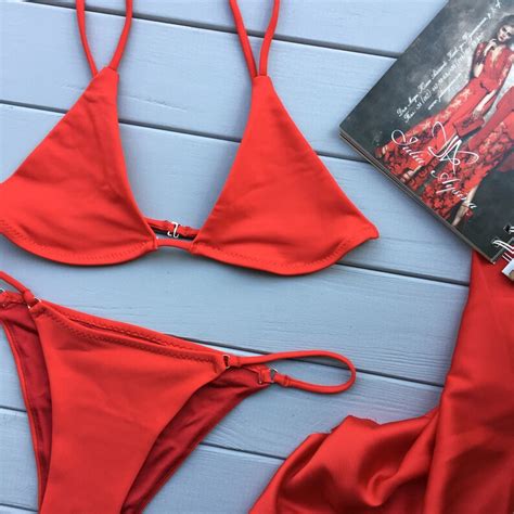 Sexy nackt Bikini Set zwei Stück Badeanzug Womens Etsy