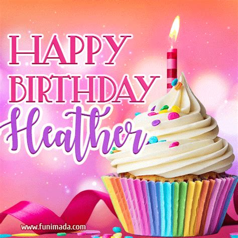 Happy Birthday Heather Lovely Animated 