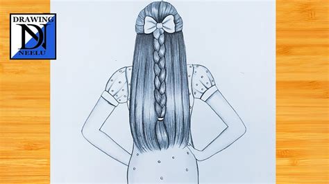 How To Draw A Girl Beautiful Hairstyle Beginner Step By Step Pencil