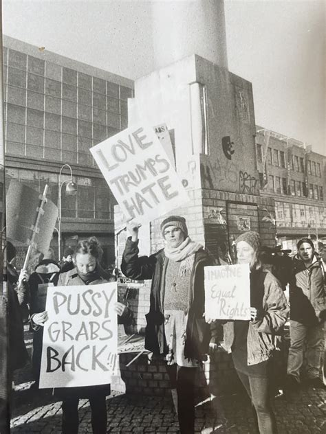 Bonnie Support Services My First March My First ‘pussy Grabs Back