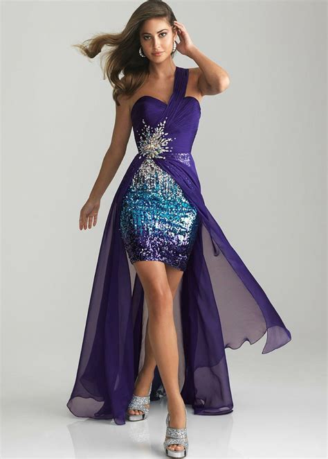 Purple Dresses On Wanelo Purple Prom Dress High Low Prom Dresses