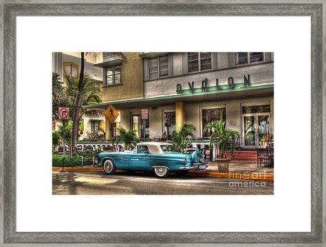 Miami Beach Art Deco 1 Framed Print By Timothy Lowry Beach Art Deco