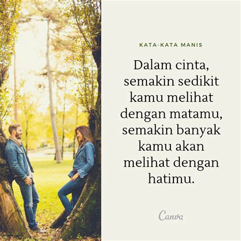 Kumpulan Kata Kata Manis Ungkapan Hati | Dengan Gambar - Canva