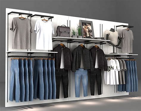 Custom Store Display Fixtures For Clothes Shop Retail Store Display