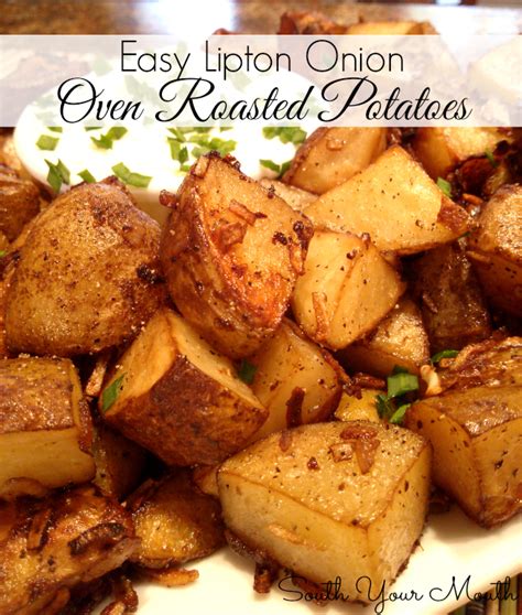 Take a look at these incredible lipton onion soup potatoes and also allow us know what you think. South Your Mouth: Easy Lipton Onion Roasted Potatoes